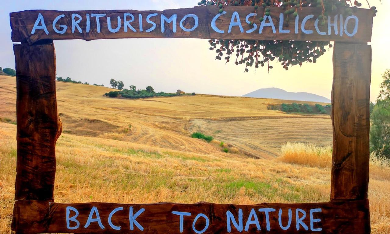Agriturismo Casalicchio Cammarata ภายนอก รูปภาพ